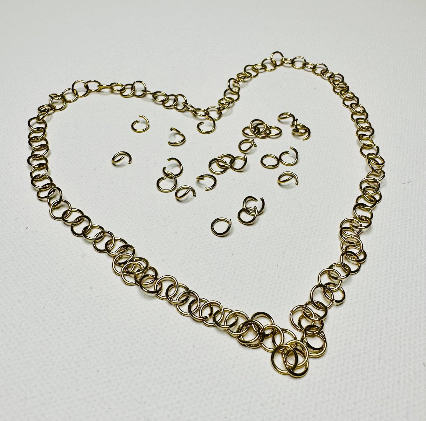 7mm 18k Plated Stainless Steel Jump Rings (Strong) ~ DSO