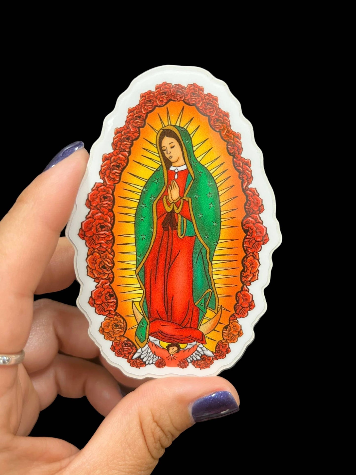 Virgen Guadalupe Vinyl Sticker (non-holographic)