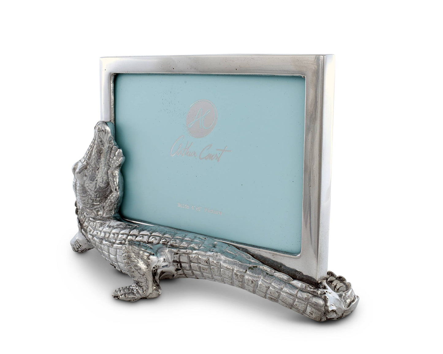Alligator Photo Frame - Gleaming Finish: 4 x 6