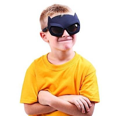 Officially Licensed Lil' Characters Batman Mask Sun Staches H2W Fl/Tx
