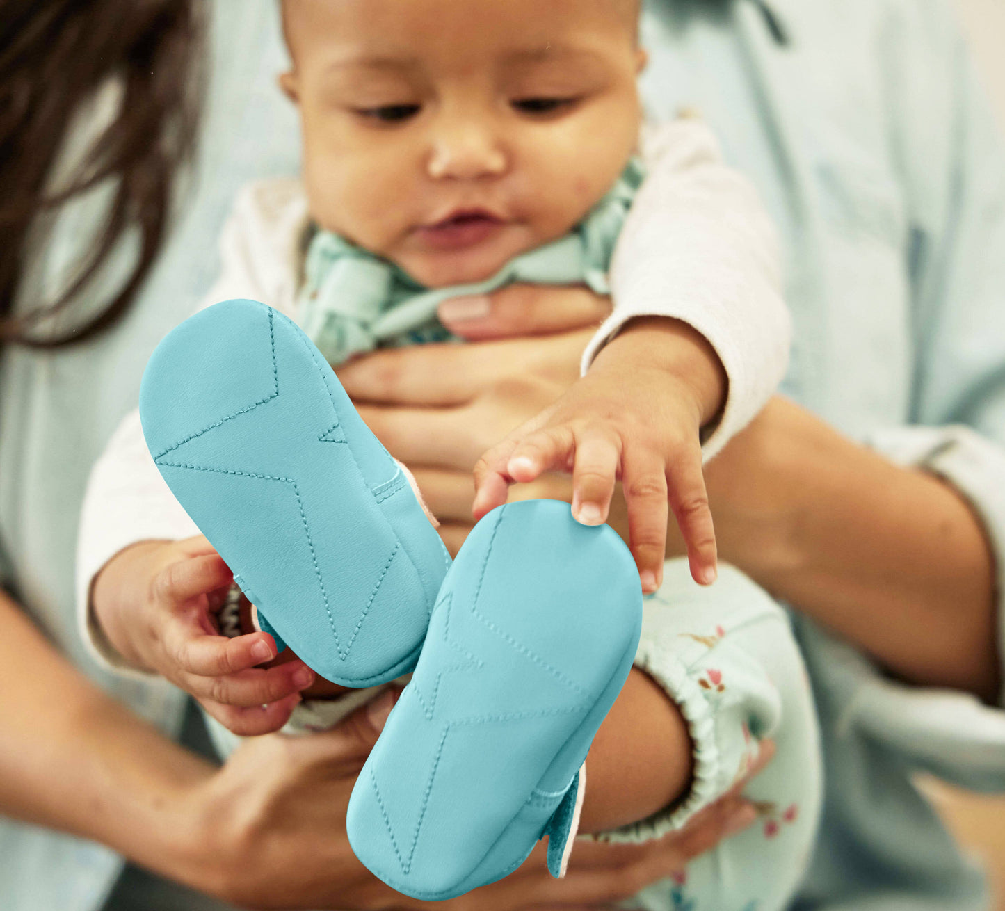 Mary Jane Eco Steps Crystal Blue: Juju bee