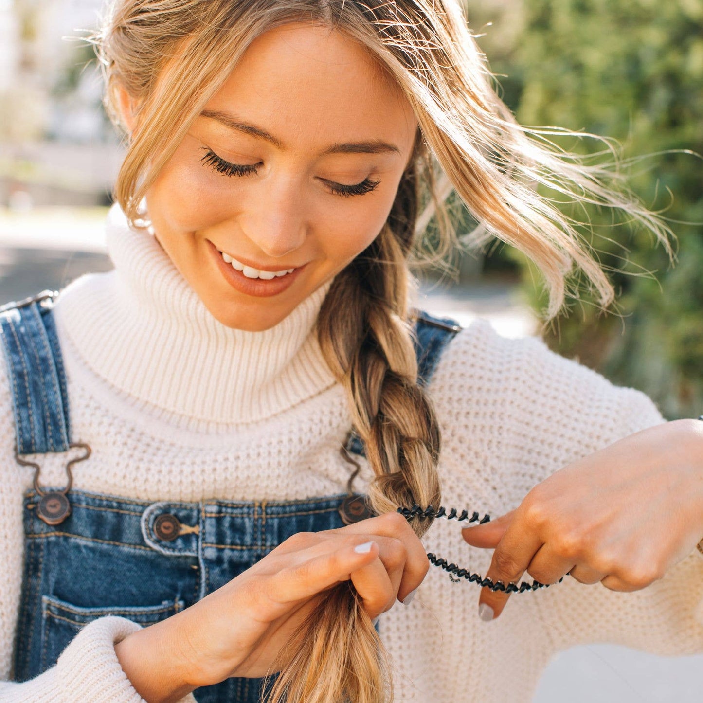Spiral Hair Coils | Small | Jet Black Hair Ties Teleties