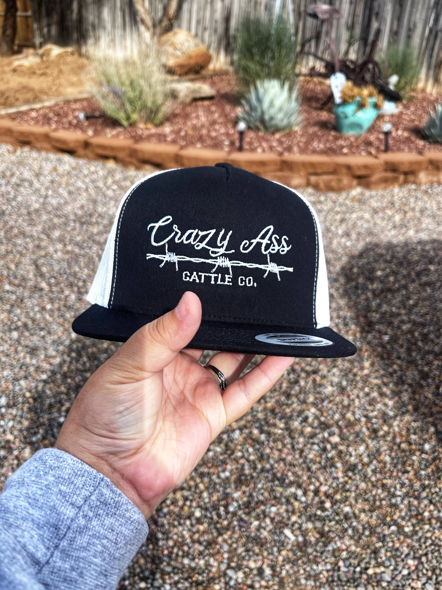 Crazy ass cattle Barbed wire hat