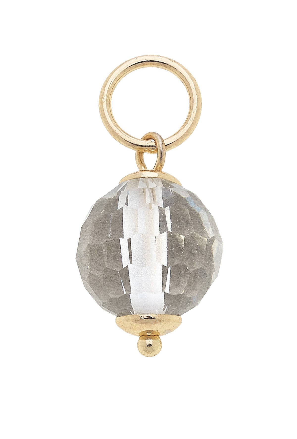 Resin Bead Charm: Black Diamond