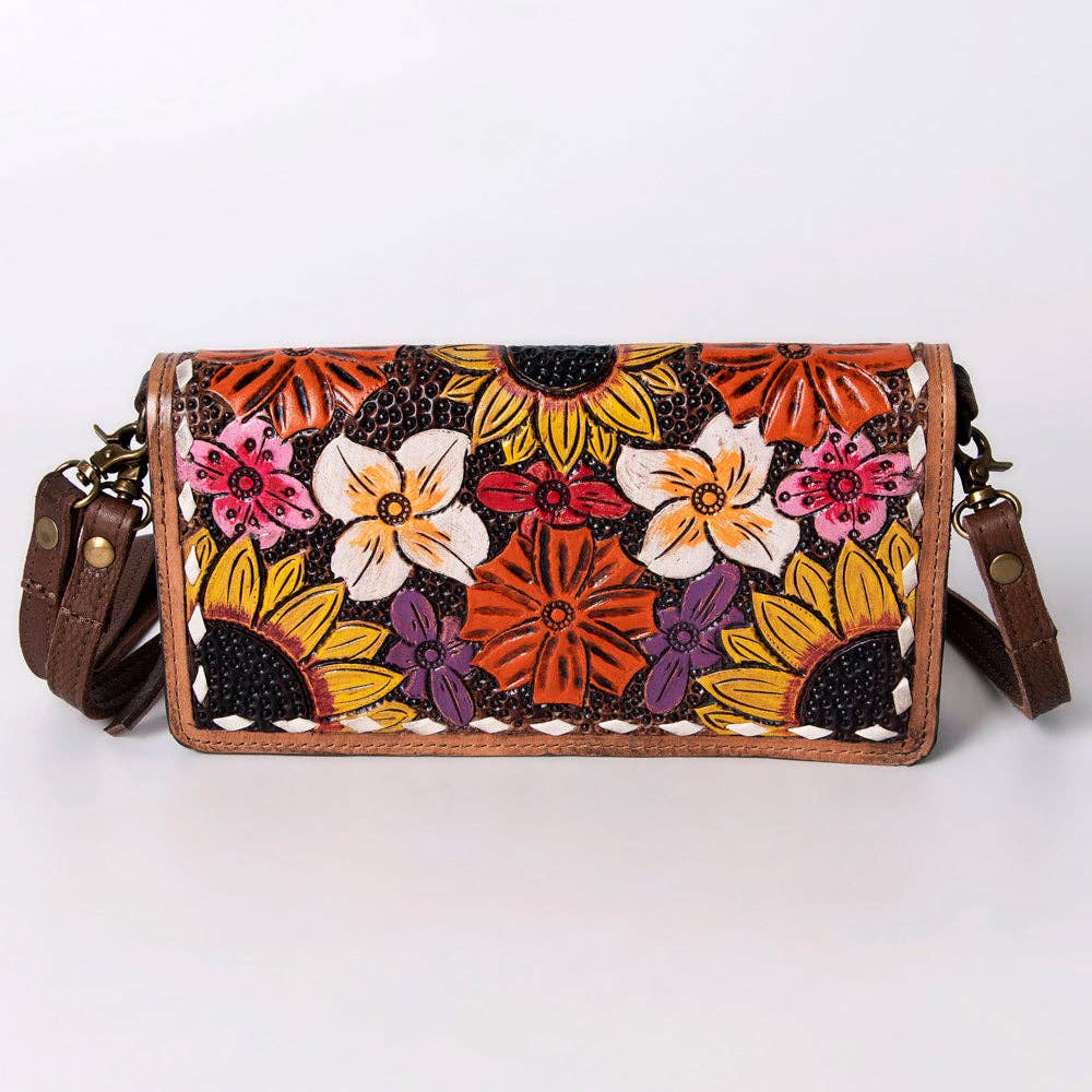 Cowgirl or Cactus Organiser Genuine Western Leather Women: LS western