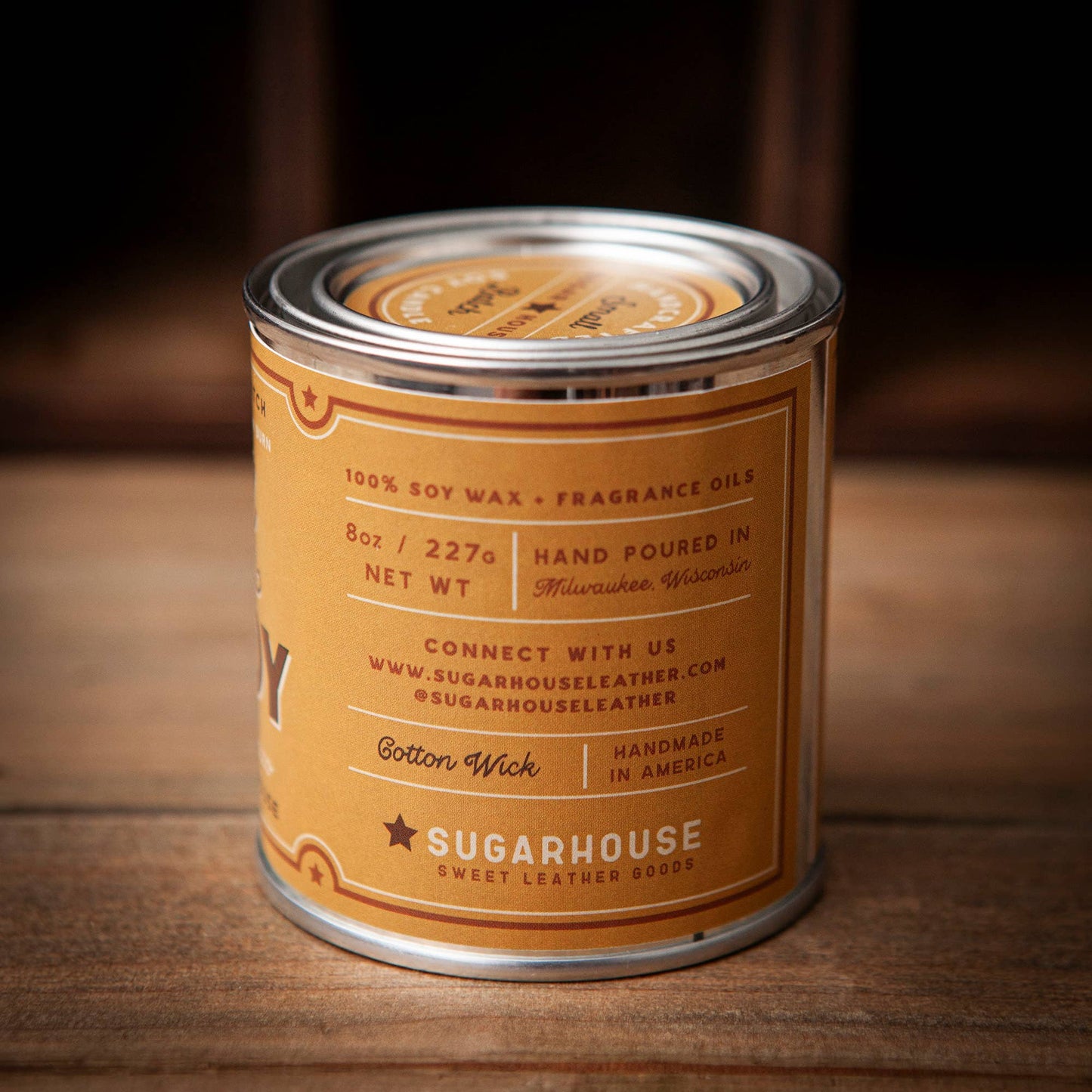 Original Cowboy Soy Paint Can Candle Sugarhouse