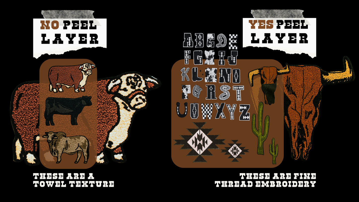 2 FLY DIY PATCH *brahma: LARGE