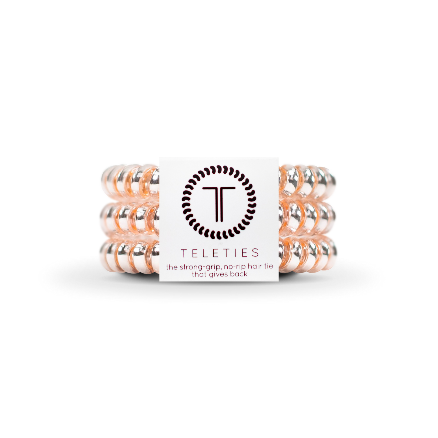 Spiral Hair Coils | Small | Millennial Pink Hair Ties Teleties