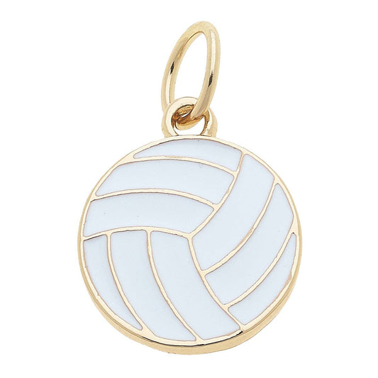 Volleyball Enamel Charm Canvas
