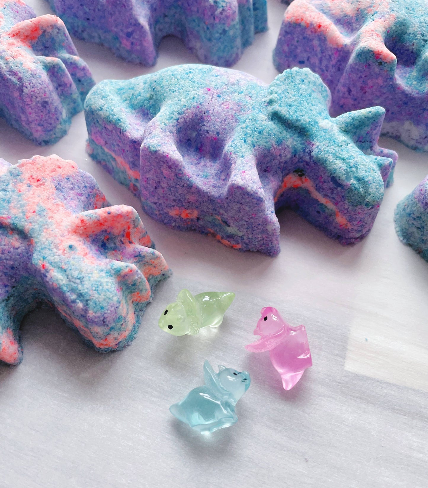 Triceratops Dino Bath Bomb - with toy! Sister Made