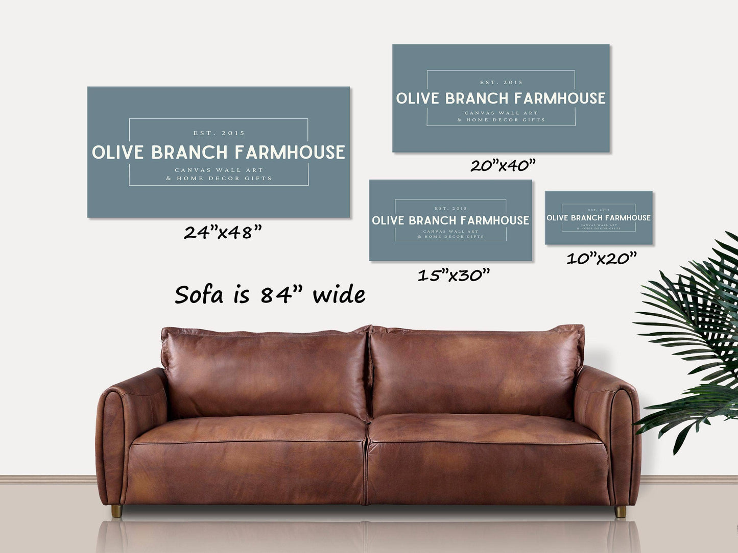 Vintage Antiques Canvas Wall Art for Modern Farmhouse Decor: 20 x 10"