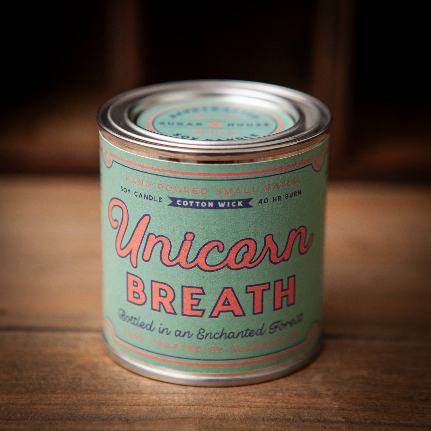 Unicorn Breath Soy Paint Can Candle Sugarhouse