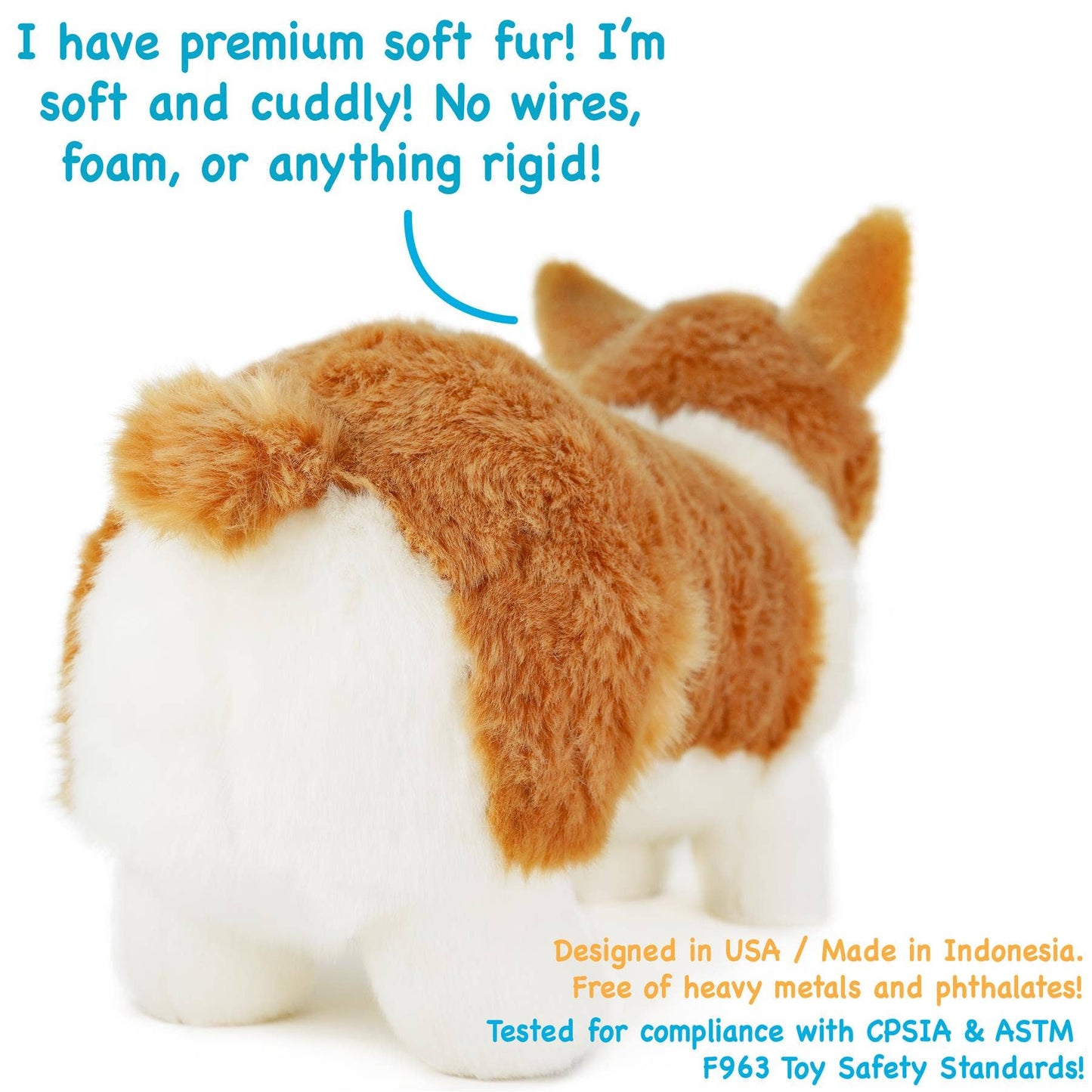 Carlotta The Corgi | 14 Inch Stuffed Animal Plush | Viahart