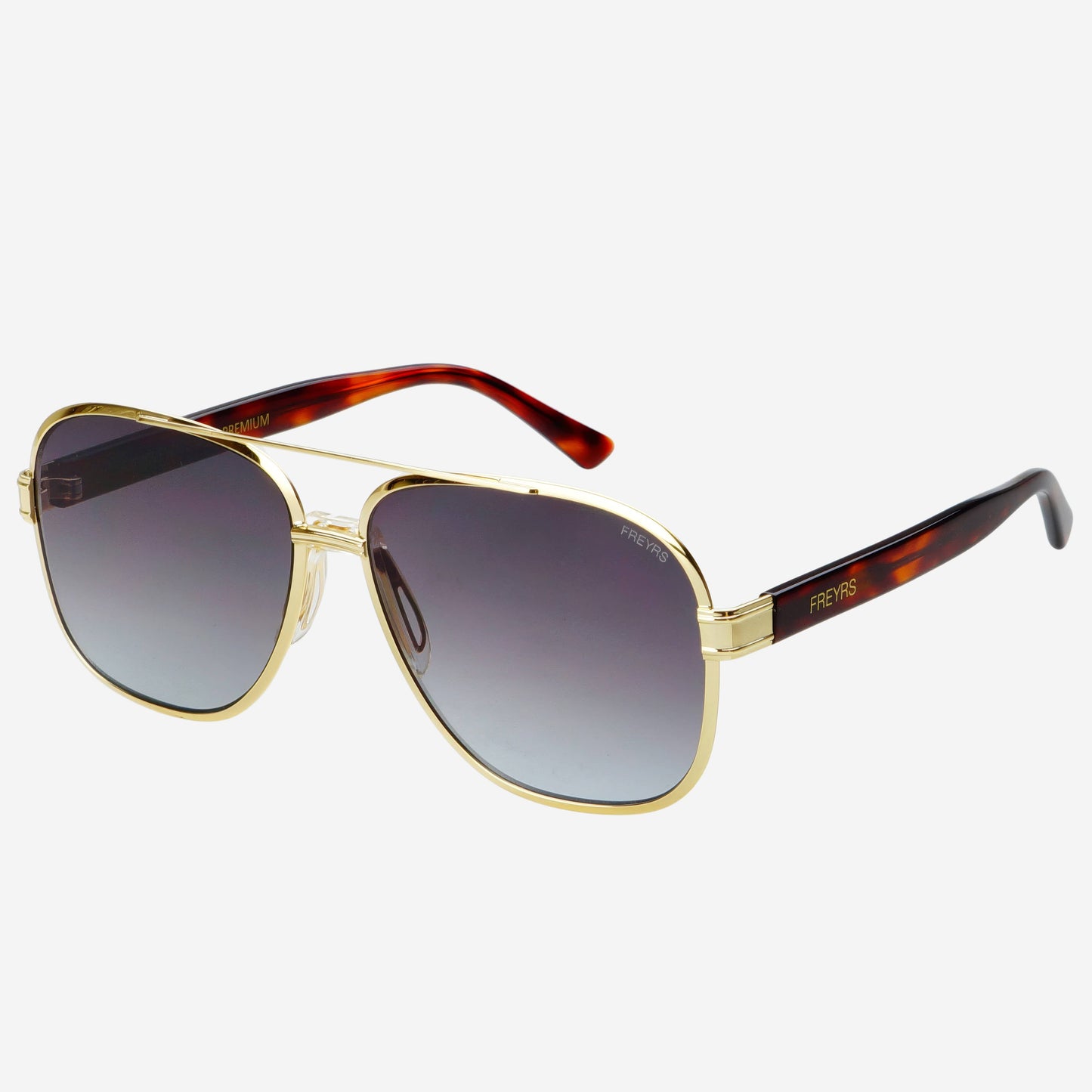 Carter Unisex Aviator Sunglasses : Gray Freyrs