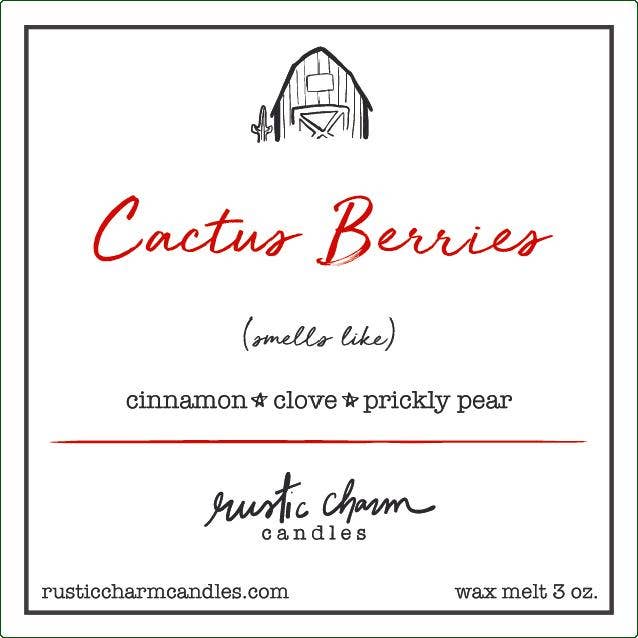 Cactus Berries Wax Melt Rustic Charm