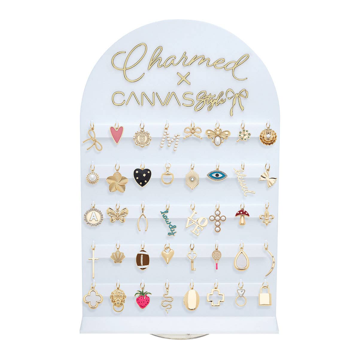 Charmed x Canvas Style Rotating Charm Display