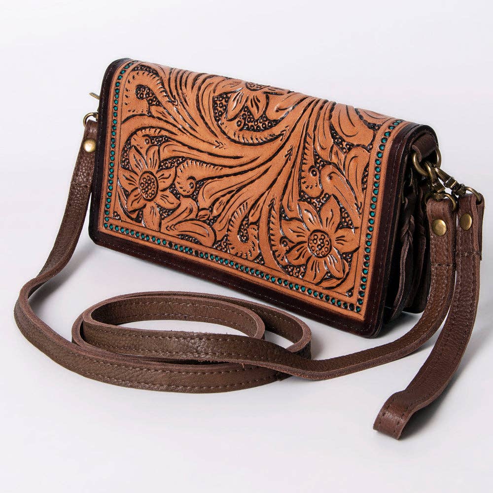 Cowgirl or Cactus Organiser Genuine Western Leather Women: LS western