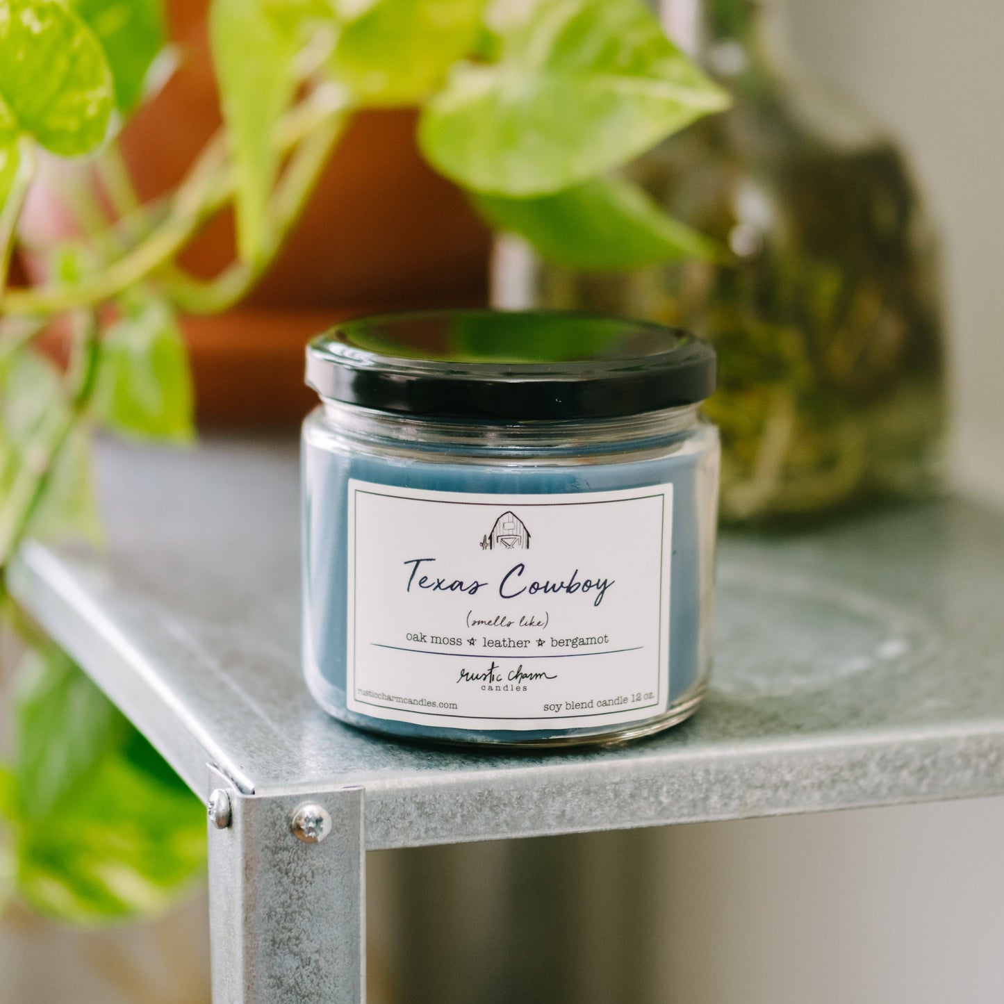 Texas Cowboy Candle- rustic charm