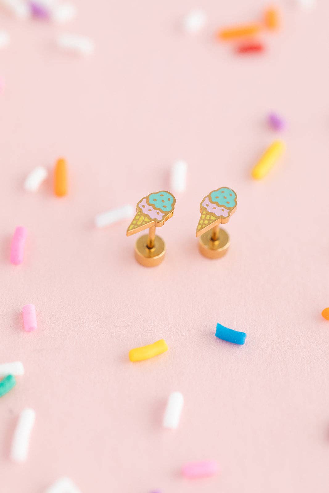 Ice Cream Stud Earrings Pip Pop