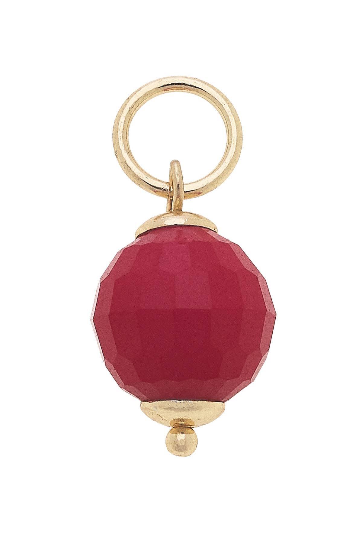 Resin Bead Charm: Black Diamond