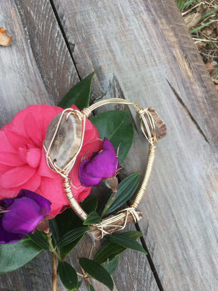 Twisted Wire Antler Bangle