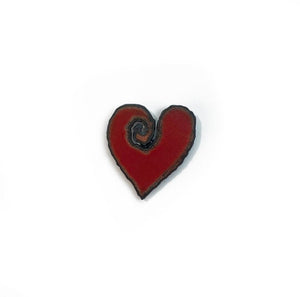 Heart magnet sweetheart gifts Valentines decorations girlfriend gifts recycled metal whimsicalUSA