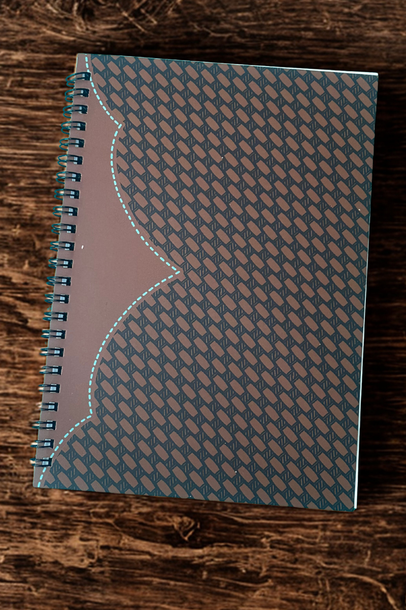 Saddle Stitch Small Notebook Sterling