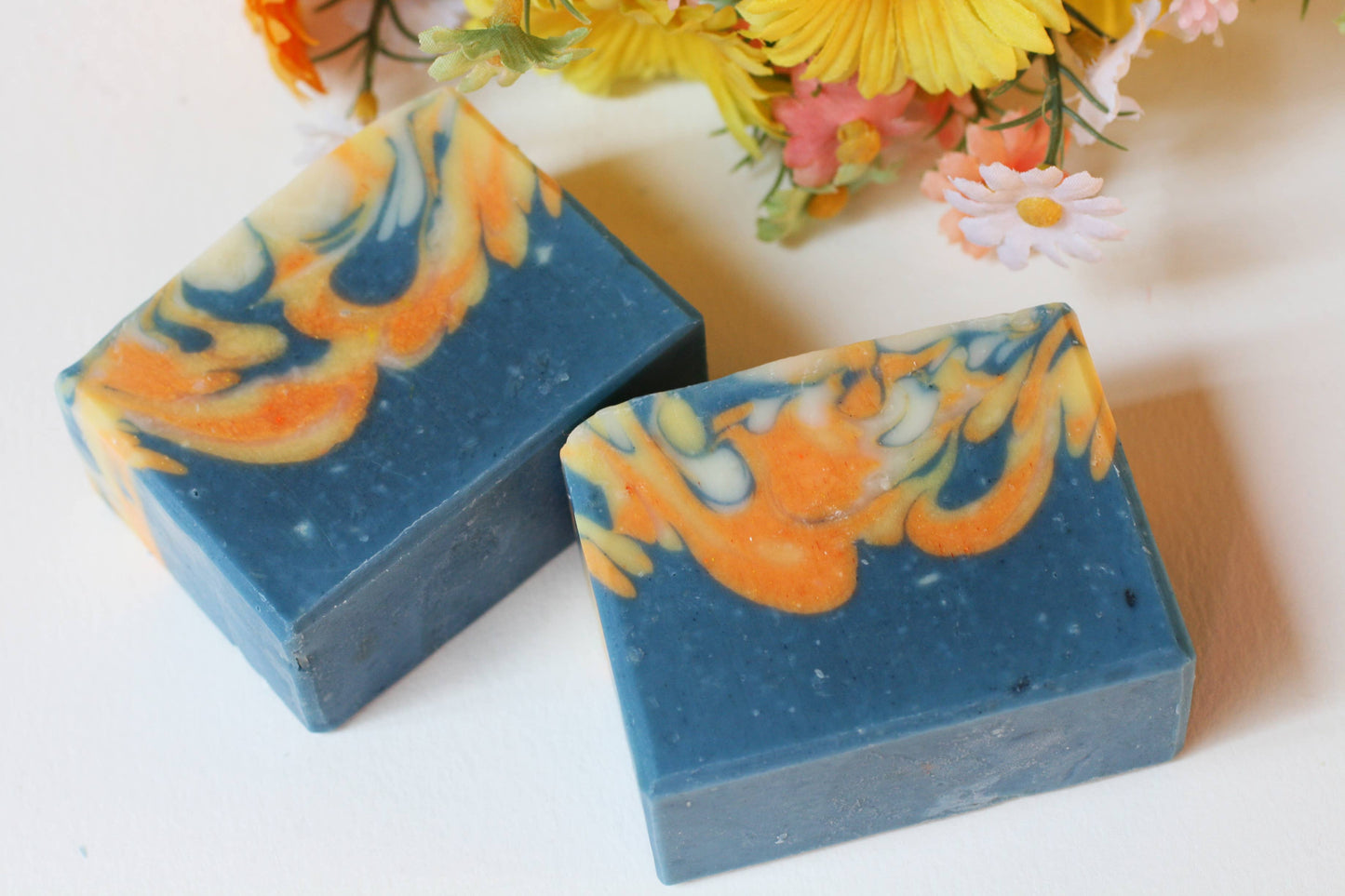 Organic Fireworks Handmade Soap (Pink Peony) 5.5oz: OneLeaf