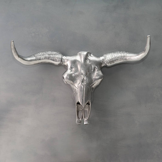 Textured Deco Bull Head (Wall Mount)