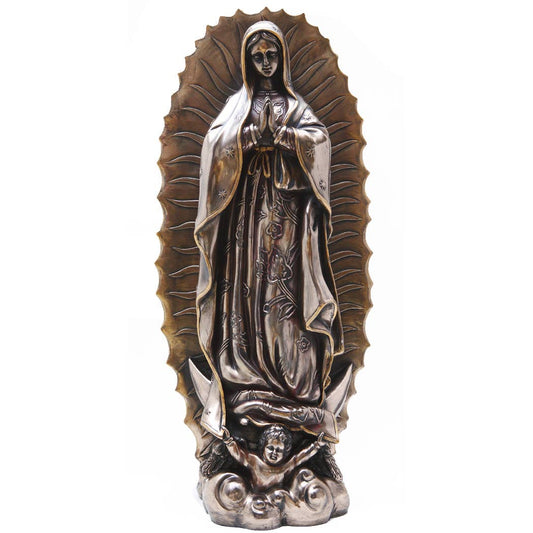 Our Lady of Guadalupe Bronze Statue Pacific T