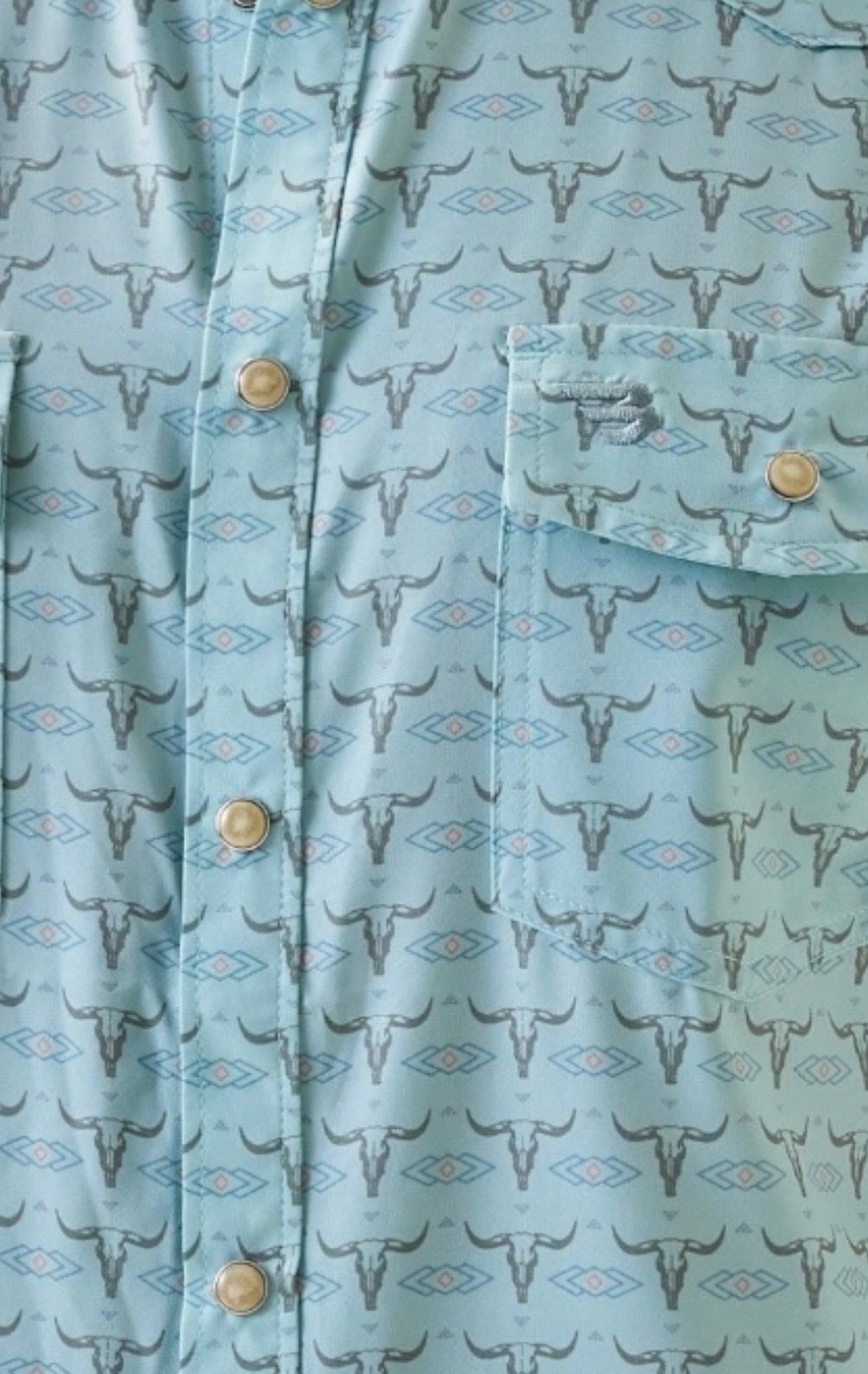 The Rancher Performance Western Pearl Snap Shirt Burlebo Tx/Fl