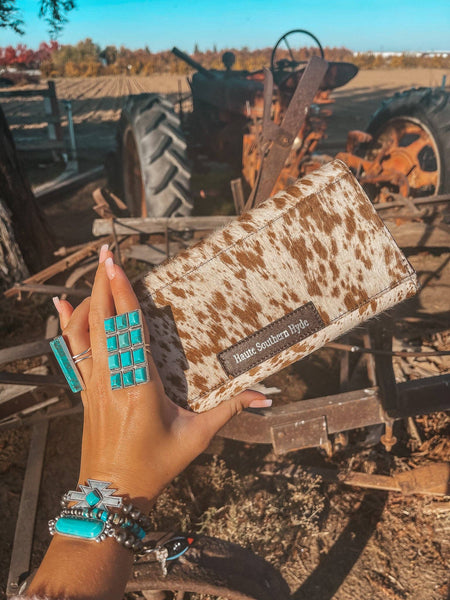 The Smoking Gun Cowhide Wallet a Haute Southern Hyde: Brown