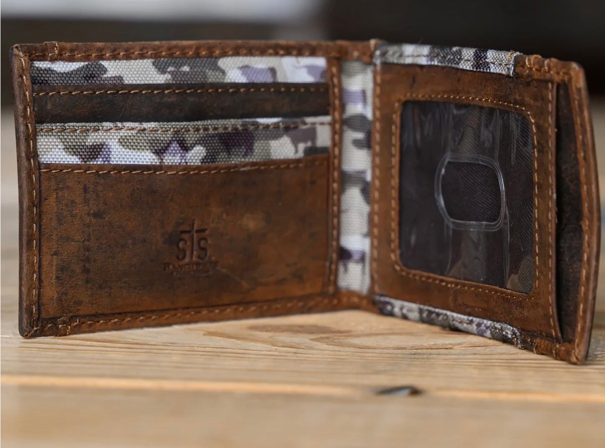 Bull Camo Money Clip Card Wallet STS60002