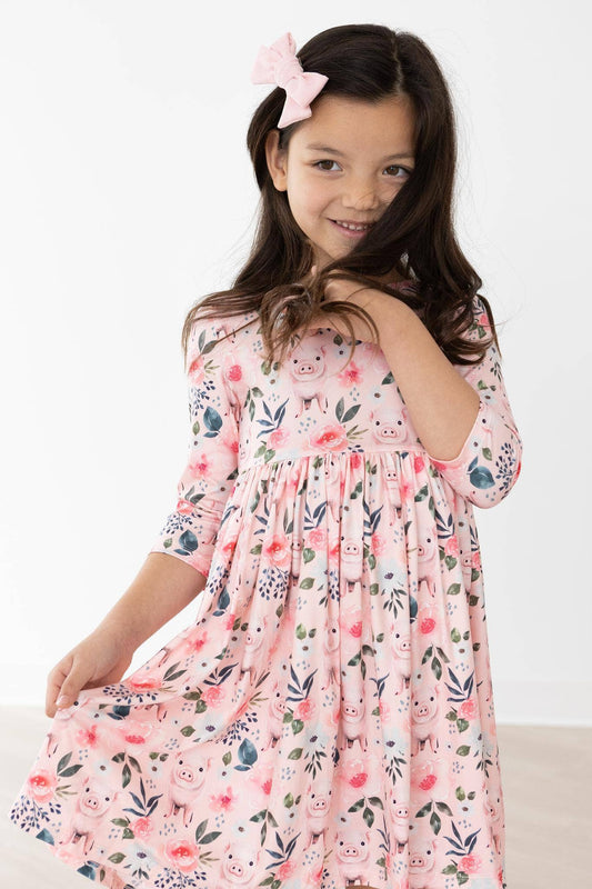 This Little Piggy Twirl Dress: Mila & Rose
