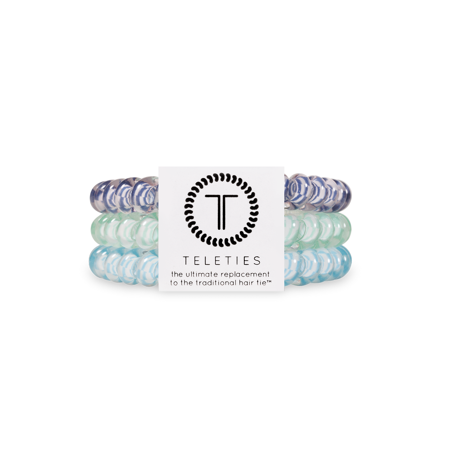 Spiral Hair Coil | Small | Totally Turquoise Teleties