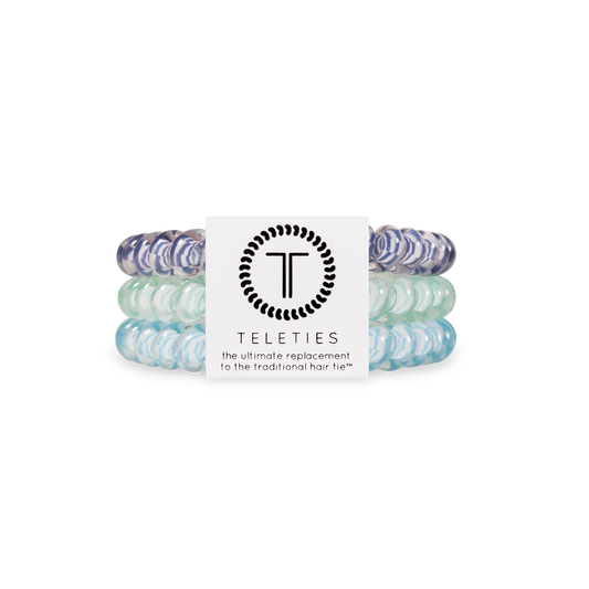 Spiral Hair Coil | Small | Totally Turquoise Teleties
