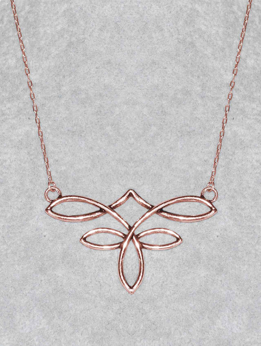 COPPER COWBOY BOOTS STITCH 18" Necklace