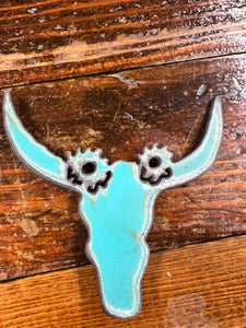 Buffalo skull, Cactus, or Roadrunner magnet  Whimsie Western