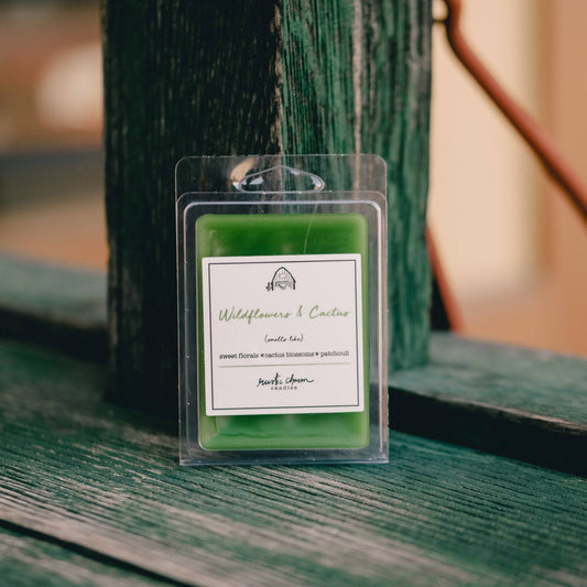 Wildflowers and Cactus Wax Melt Rustic charm