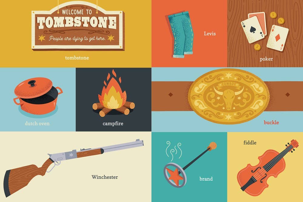 100 First Words for Little Cowpokes Familius