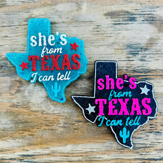 “She’s from Texas” Car Freshie: Southern C