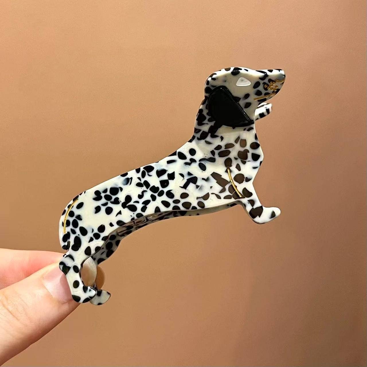 TRENDING DOG SERIES - DOG HAIR CLAW CLIPS | 40H1032: OFF WHITE