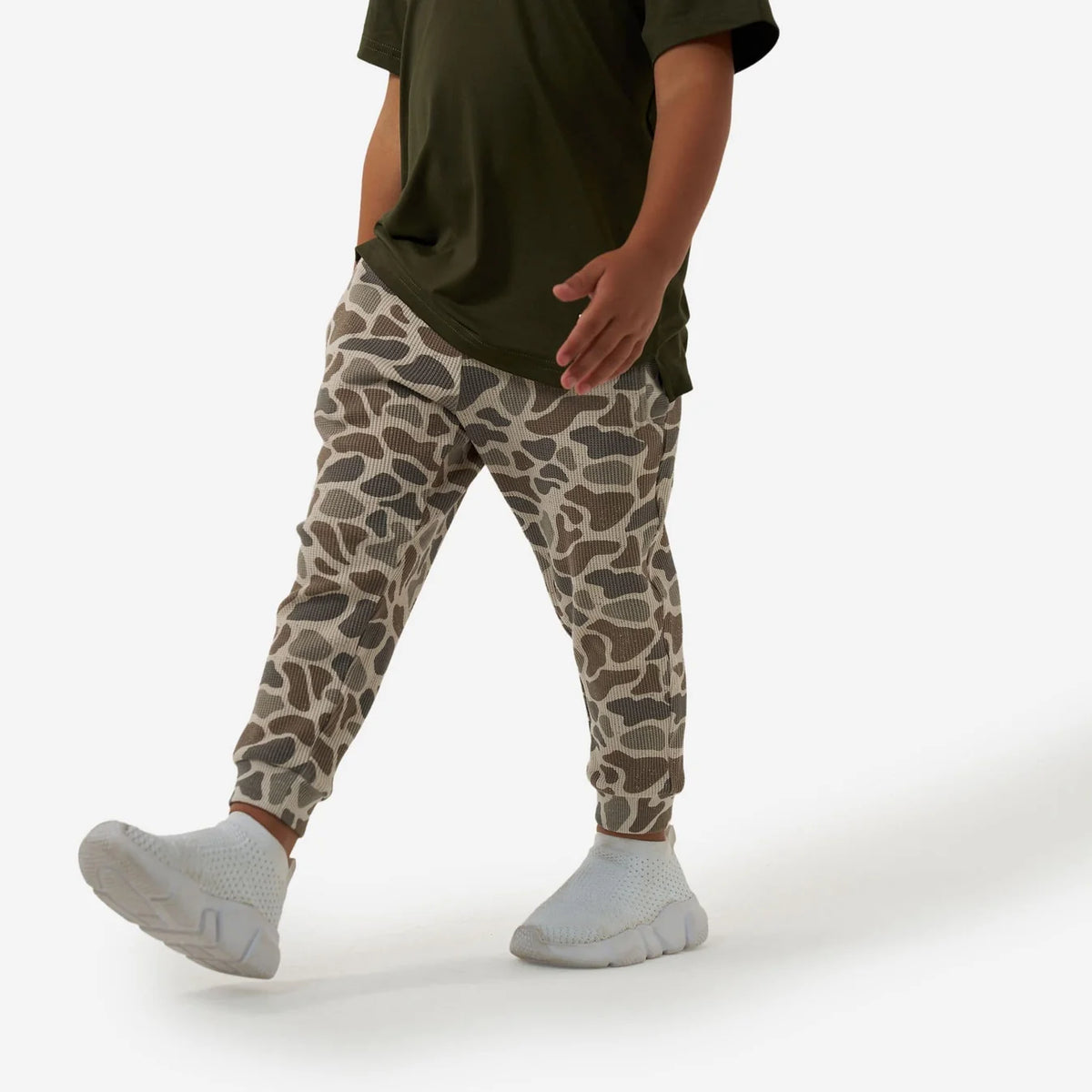 Classic Deer Camo Youth Burlebo Thermal Joggers TX Y-THJG-CDC