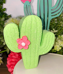 Cactus Shaped Bath Bomb Summer Time Skincare Spa Mandatory Me