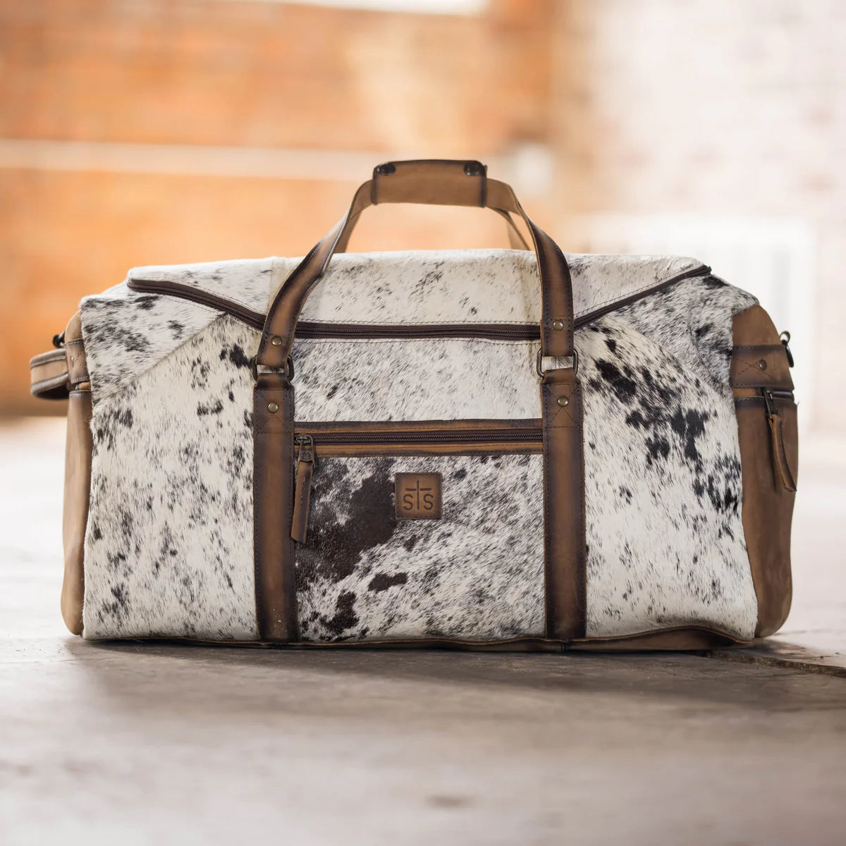 Cowhide Rustler Duffle Bag STS34773