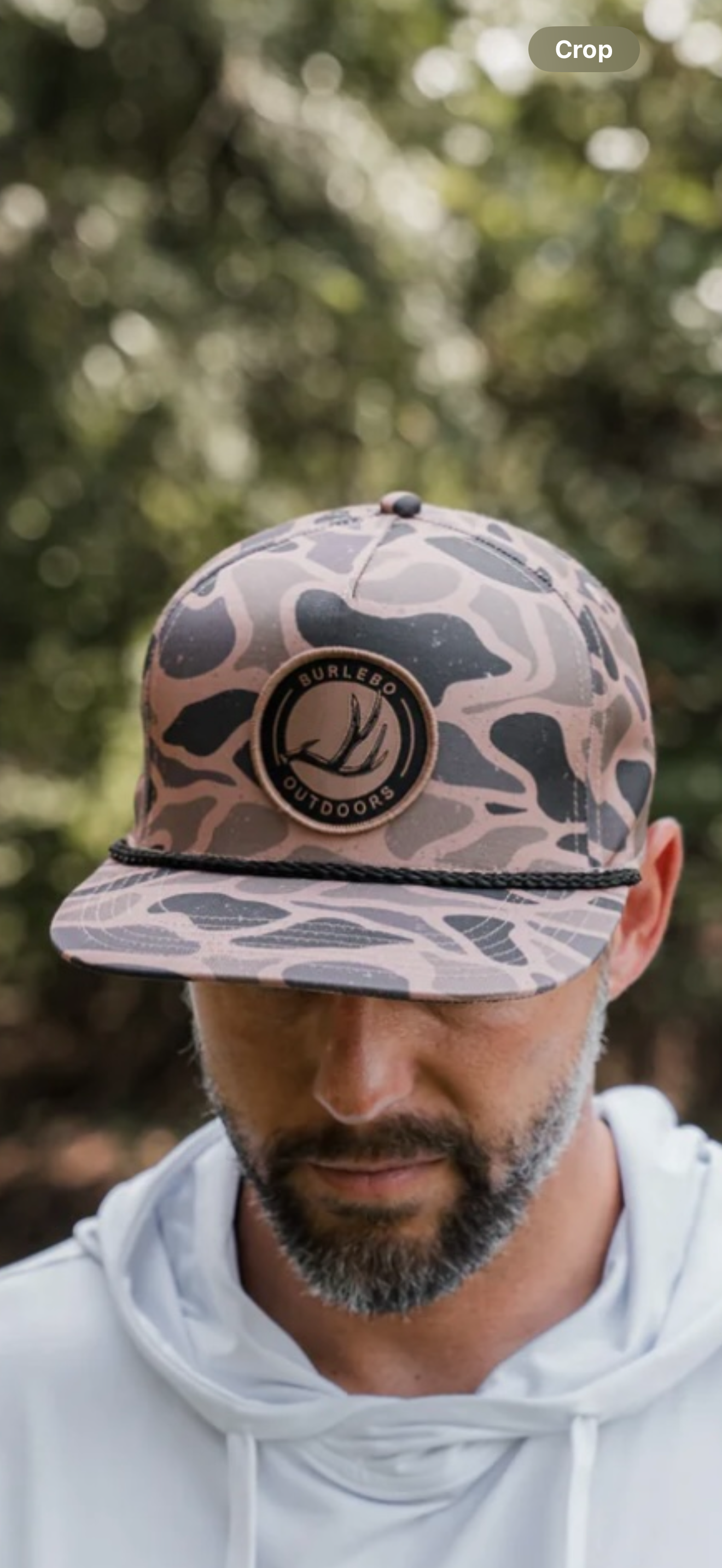 Gauge Camo Antler Patch Cap Burlebo
