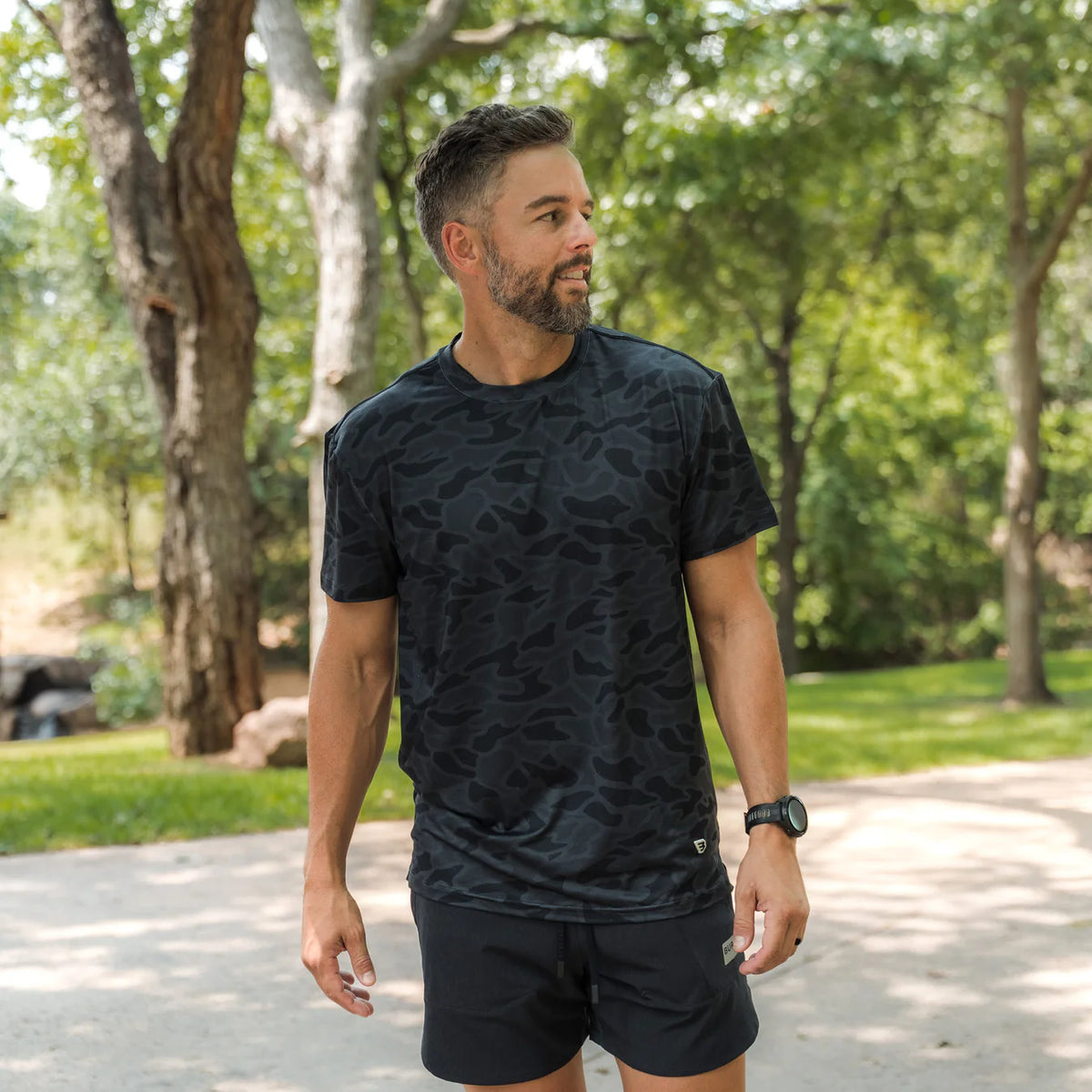 Black Camo Burlebo Go to Tee Tx GTT-BLKC