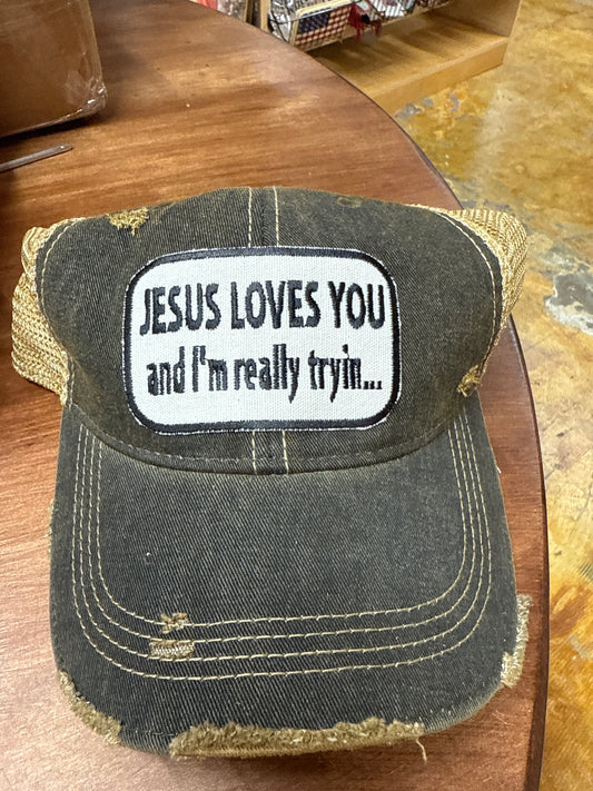 Jesus Loves You and I’m tryin: Black Wild Oat