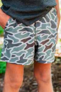 Everyday Youth Retro Duck Camo Shorts Burlebo