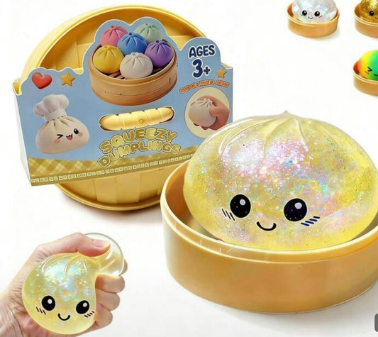 Dumplin Squishy Large Pearl Glitter